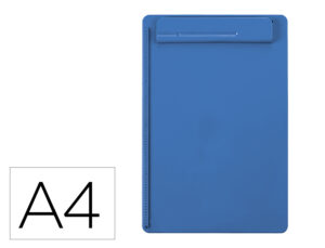 Porta notas maul go din a4 plastico reciclado com pinca cor azul