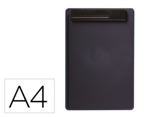Porta notas maul go din a4 plastico reciclado com pinca cor preto