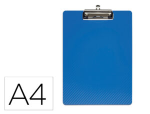 Porta notas maul flexx din a4 polipropileno com pinca cor azul
