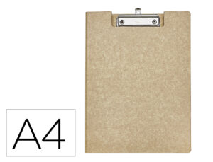 Porta notas maul balance din a4 cartao reforcado 3 mm com pinca cor kraft
