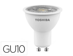 Lampada led toshiba gu10 5.5w 3000k luz quente