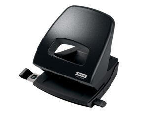 Furador petrus 85 recycle preto capacidade 25 folhas