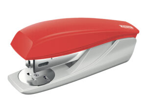 Agrafador petrus 210 reycle vermelho capacidade 25 folhas usa agrafes 22/6