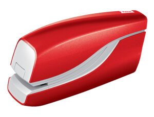 Agrafador petrus electrica e-310 contactless vermelho metalizado capacidade 12 folhas usa agrafes nº 10