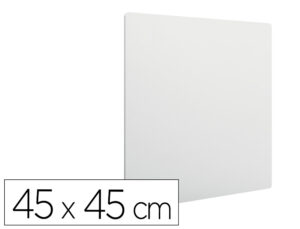 Quadro branco nobo modular sem moldura aco magnetico 450x450 mm