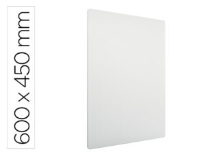Quadro branco nobo modular sem moldura aco magnetico 600x450 mm