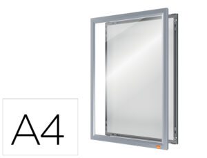 Moldura porta anuncios nobo impression pro din a4 moldura de clip aluminio 235x13x325 mm
