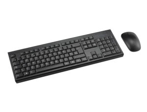 Conjunto teclado e rato kensington km150 eq sem fios cor preto