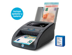 Detetor e contador de notas falsas safecan 155-s ecra lcd completo 3,8" micro sd 156x120x76 mm
