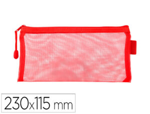 Bolsa com fecho de correr liderpapel poliester transpiravel multiusos ticket 230x115 mm cinza