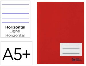 Caderno agrafado liderpapel smart din a5+ 48 f 75gr pautado com dupla margem cores sortidas