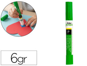 Cola liderpapel em stick 6 gr esferografica com clip