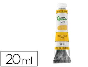Pintura a óleo liderpapel tubo de alumínio de 20 ml cor amarelo
