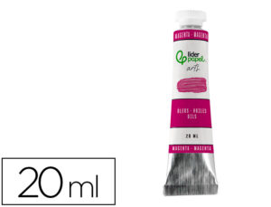 Pintura a óleo liderpapel tubo de alumínio de 20 ml cor magenta