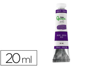 Pintura a óleo liderpapel tubo de alumínio de 20 ml cor violeta