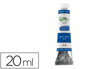 Pintura a óleo liderpapel tubo de alumínio de 20 ml cor azul cobalto