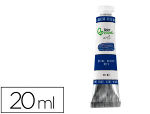 Pintura a óleo liderpapel tubo de alumínio de 20 ml cor azul marinho