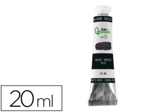 Pintura a óleo liderpapel tubo de alumínio de 20 ml cor cinzento payne