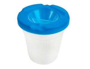 Copo limpa pincéis liderpapel de plástico 8x8,5 cm