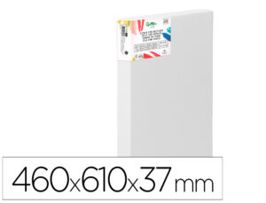 Tela 3d extra espessa liderpapel 12p agrafada parte traseira algodão 100% 46x61 cm gramagem 380g/m2 certificada