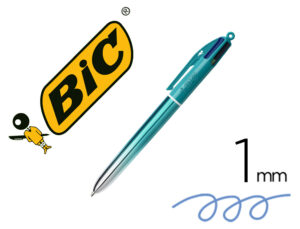 Esferografica bic quatro cores smooth gradiente cor verde