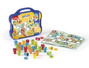Juego maped creativ textur art sello animales maletin de 26 unidades