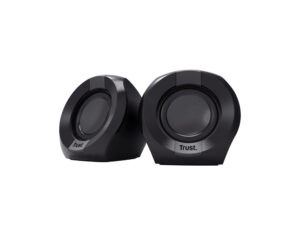 Colunas trust polo 2.0 4w usb com controlo de volume cor preto