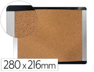 Quadro cortica bi-office inka reciclado moldura de aluminio 280x216 cm