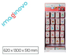 Expositor pasta para modelar imaginovo de secagem ao ar conjunto de cores com 20 ganchos 620x1300x500 mm