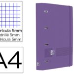 Pasta 4 aneis oxford europeanbinder live&go capa polifoam din a4 + recarga 120 folhas