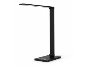 Lampara de escritorio q-connect vega led 10w 400 lm tactil 5 niveles de color brillo regulable color negro