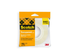 Fita adesiva scotch 508 transparente 33x19 mm facil de cortar encelofada individual