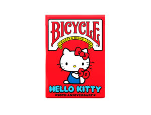 Baraja de cartas bicycle hello kitty 50 aniversario