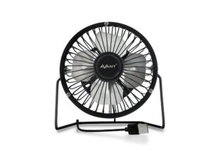 Ventilador secretaria avant 3w diametro 100 mm alimentacao usb comprimento cabo 1 mt cor preto
