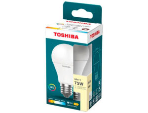 Lampada led toshiba essential a60 e27 10w luz neutra 4000k