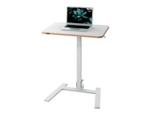 Mesa leitz ergo pequena dobravel regulavel em altura até 109 cm cor branco 165x670x795 mm