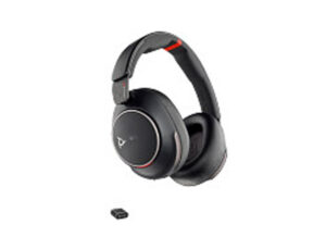 Auriculares poly inalambrico voyager surround 85 uc + adaptador usb-c/a + soporte de carga
