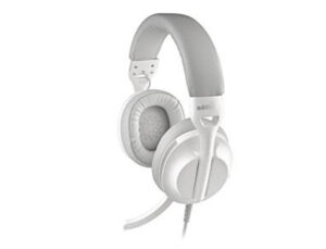 Auriculares ngs vox805 com cabo stereo usb-c com controlo de volume e adaptador usb cor branco