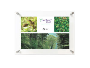 Expositor de parede archivo 2000 premium com separadores a4 vertical/horizontal 35x330x240 mm