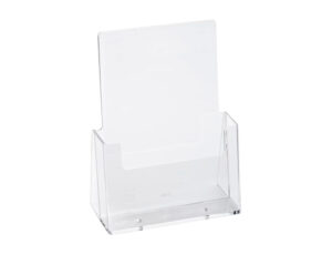 Expositor de secretaria archivo 2000 porta folhetos 1 compartimento a4 vertical gaveta 38 mm 125x220x290 mm