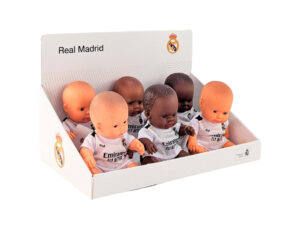 Boneco miniland real madrid expositor de 12 unidades sortidas