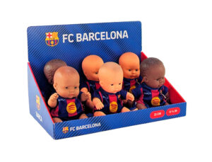 Boneco miniland fc. barcelona expositor de 12 unidades sortidas