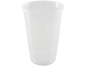 Copo de plastico reutilizavel transparente 550 ml embalagem de 10 unidades