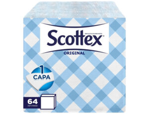 Guardanapo scottex estilo decorado 1 folha 30x30 cm embalagem de 64 unidades
