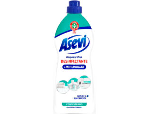 Detergente desinfetante asevi gerpostar plus para chão e superficies garrafa 1100 ml