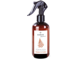 Ambientador ambar zen fortaleza ambar&cedro frasco pulverizador de 225 ml