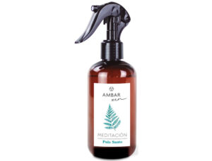 Ambientador ambar zen meditacao palo santo frasco pulverizador de 225 ml