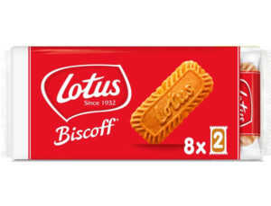 Bolachas lotus biscoff caramelizadas pack de 8 bolsas de 2 unidades 124 gr