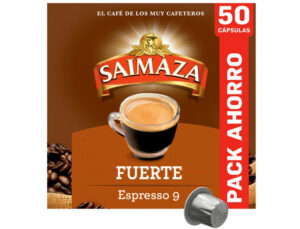 Cafe saimaza forte espresso intensidade 9 caixa de 50 capsulas compativel nespresso