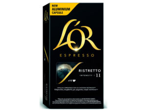 Cafe l'or espresso ristretto intensidade 11 caixa de 10 capsulas compativel nespresso